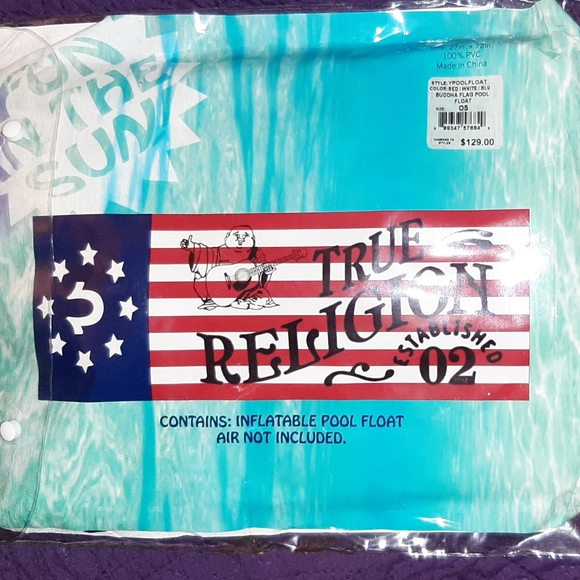 NWT pool float by True Religion. - Picture 2 of 5